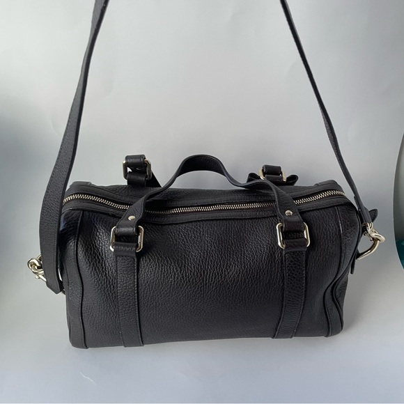 Gucci Leather Handbag Dark Brown Authentic - Picture 15 of 16